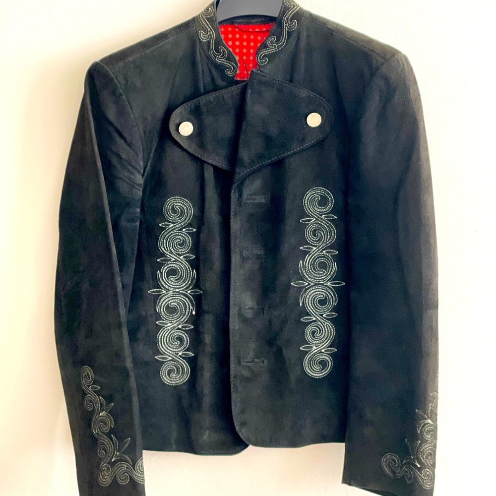 Authentic Bavarian Lady’s Traditional Leather Jacket